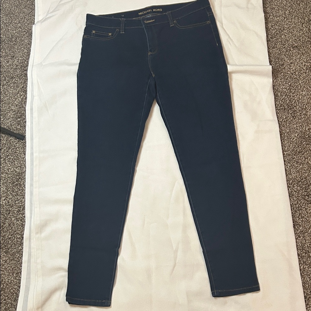 Michael Kors Dark Blue Ava Super Skinny Jeans